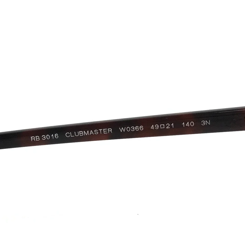 Ray-Ban Eyeglasses Frames RB3016 CLUBMASTER W0366 Tortoise On Gold 49-21-140